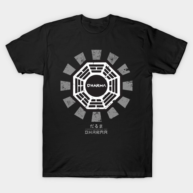 Dharma Initiative Lost Retro Japanese T-Shirt by Nova5